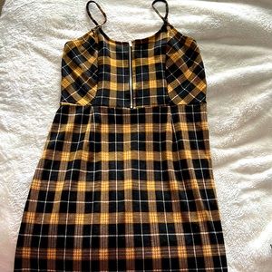 Plaid Boutique Mini Dress